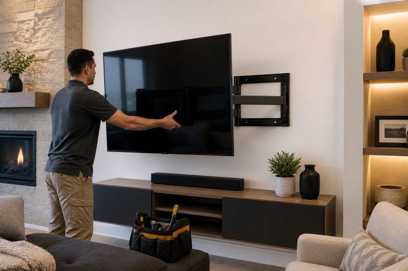 Wall Mount Tv Installation in Conroe, TX